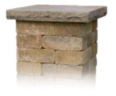 Cambridge Cast Stone Flat Column Caps