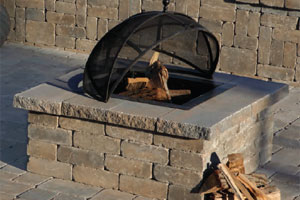 Olde English Square Fire Pit Kit