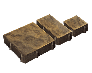 Ledgestone Permeable 3-Pc. Design Kit<br>3 1/8 Thick<br>4 1/2 x 4 1/2<br>4 1/2 x 9<br> 9 x 9 