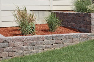 Cambridge ledgestone wall